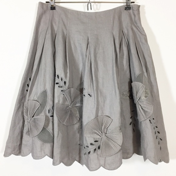 Anthropologie Dresses & Skirts - Anthropologie Elevenses Fertile Loam Origami Skirt